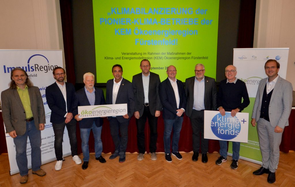 KLIMABILANZIERUNG der Pionier-Klimabetriebe der KEM Ökoenergieregion Fürstenfeld