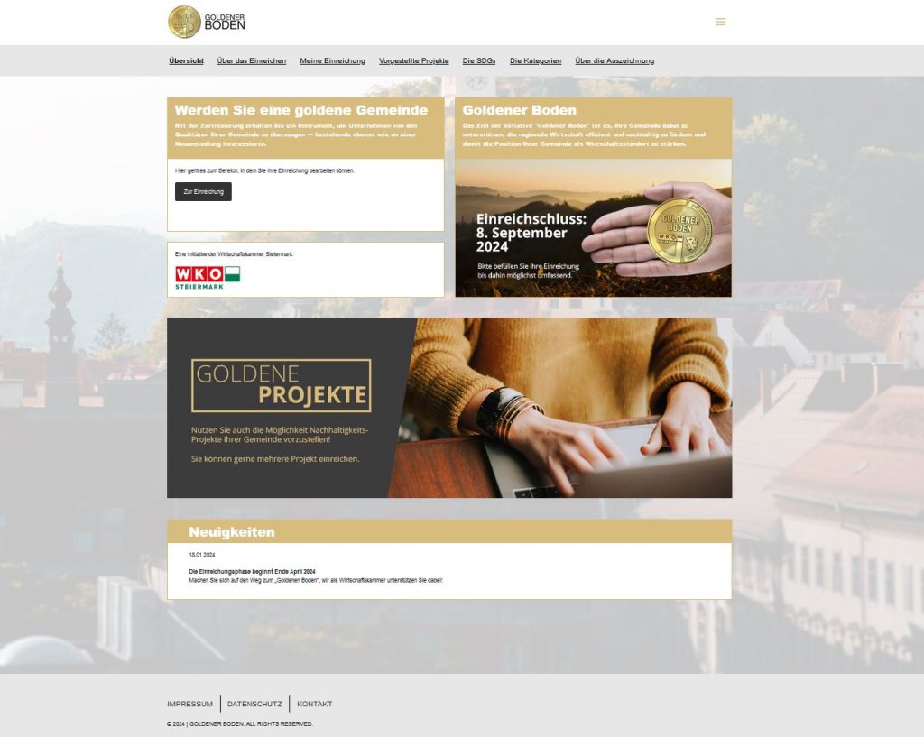 „Goldener Boden“-ESG-Portal: Digitales Tool für die Stärkung nachhaltiger Wirtschaftsstandorte in der Steiermark